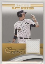 2016 Georgia Tech Yellow Jackets Memorabilia Silver 79/99 Matt Wieters h6c