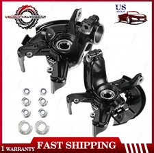 Front Steering Knuckles & Wheel Hub Bearings Assembly For VW Beetle Golf Jetta