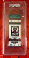 2000 NCAA Women's FINAL FOUR Basketball CHAMPIONSHIP Ticket PSA 6,Pop 1,0 Higher