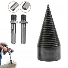 VITE CONICA SPACCALEGNA 50 mm FRESA LEGNO PUNTA PER TRAPANO CON 2 ATTACCHI