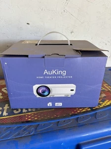 AuKing Projecteur, 2023 Projecteur amélioré, complet HD 1080P Home Vidéo de théâtre