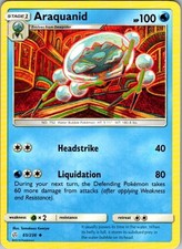 Pokemon SM - Cosmic Eclipse Araquanid 65/236 NM
