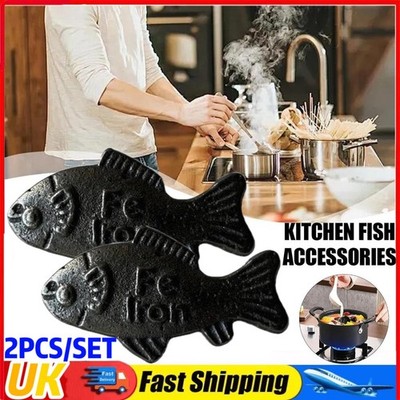 2 Stück/Set Eisen Fisch Natürliche Eisenergänzung zum Kochen & Mangellinderung