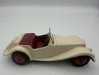 Dinky Toys 129 - MG Midget Convertible Cream/Red Diecast 1:43 - 1950s Original