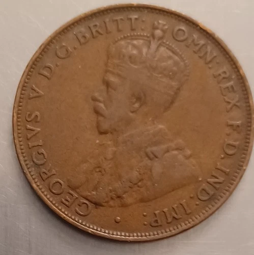 1922 Australia Penny — photo from the most recent tracked eBay sale