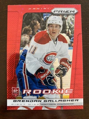 2013-14 Panini Prizm Red Pulsar #252 Brendan Gallagher Rookie - Image 1 of 2