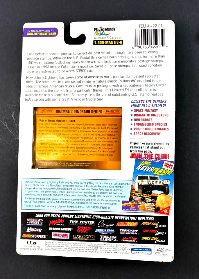 Johnny White Lightning `40 Ford Pickup White Chassis/ USA Cloth Sew On Patch V4 - Image 4 of 4