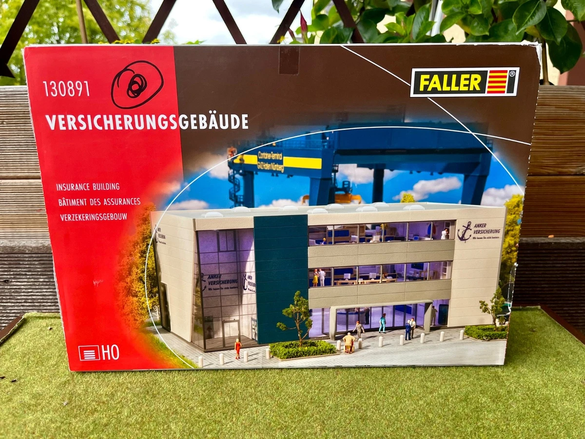 Faller H0 130891 Versicherungsgebäude Büro Goldbeck Serie OVP