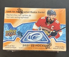 2021-22 Upper Deck Ice Hockey BLASTER BOX 👀 for Autographs Factory Sealed 🤑🔥