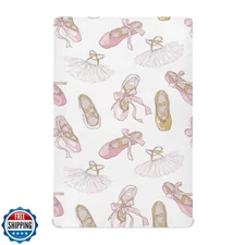 Baby Crib Sheet Ballet Shoes Ballerina Crib Mattress for Boys and Girls Playa
