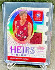 2023/24 Crown Royale Euroleague Heirs LEANDRO BOLMARO Jersey Patch ** QTY AVAIL