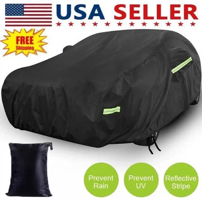 Heavy Duty Waterproof Full Car Cover All Weather Protection Outdoor Dustproof - Image 1 of 4
