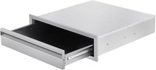 Outdoor Kitchen Drawers 1-Layer Stainless Steel 30"x6.5"x23" BBQ Island Drawer