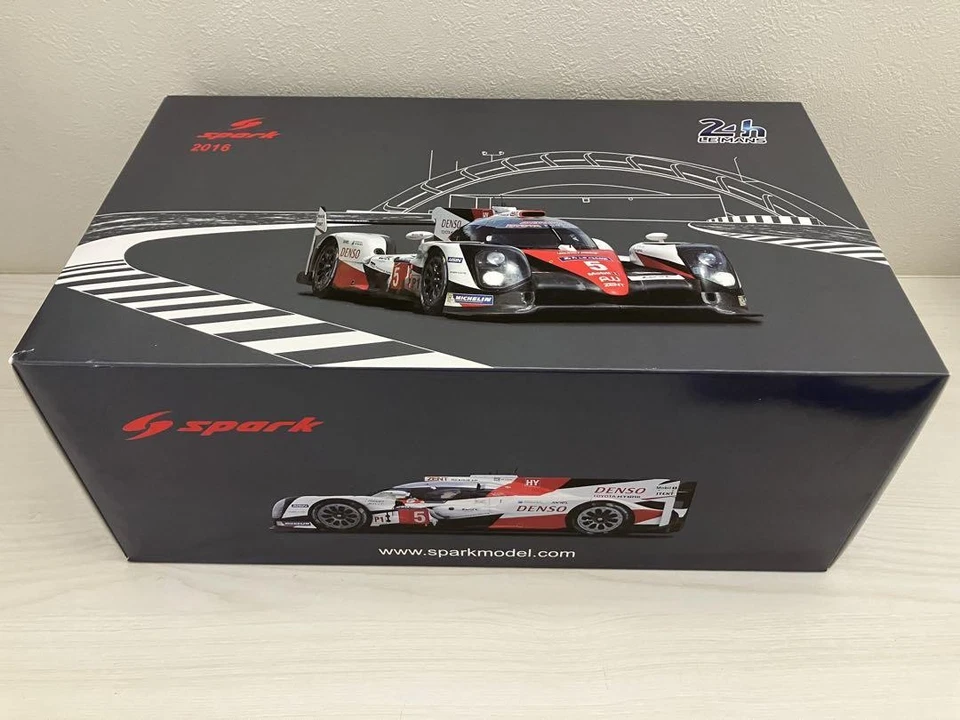 Spark 1/18 Scale Toyota TS050 Hybrid Le Mans 24 Hours 2016 Minicar from Japan - Image 2 of 4