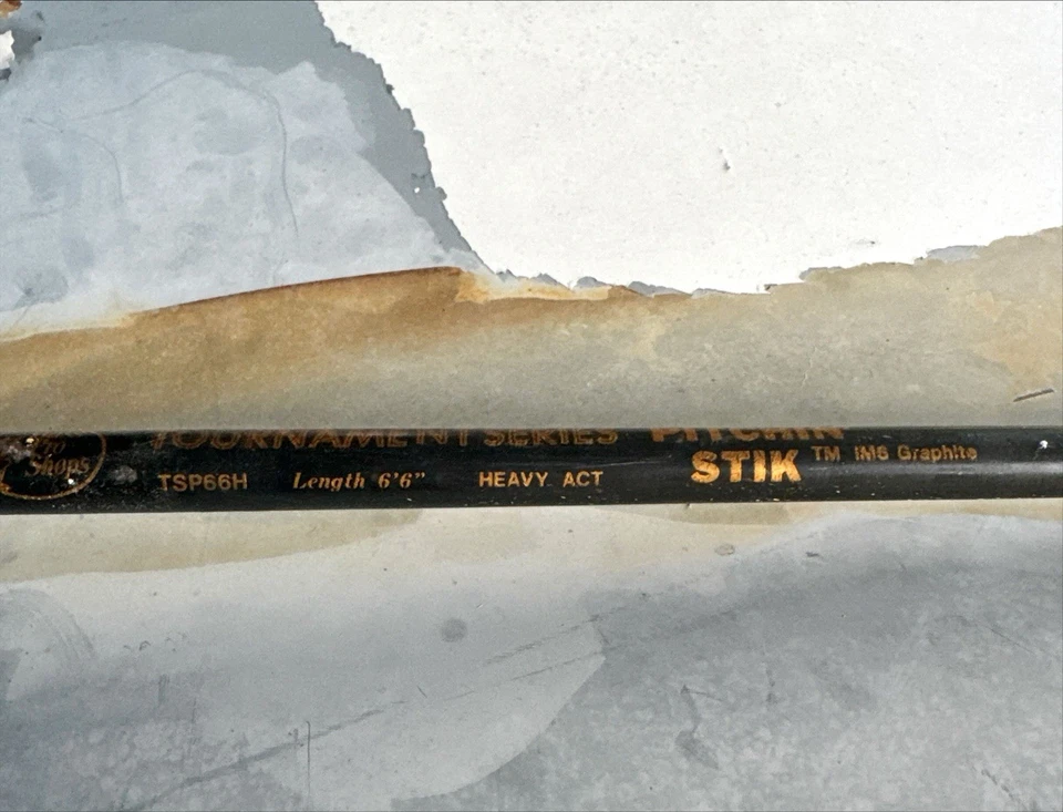 Usado Vintage Bass Pro 6’ 6” Med Heavy Tournament Series Pitchin Stik - Imagem 4 de 4