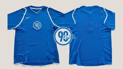 Nike T90 Supremacy 2006 Blue Training Shirt Jersey Rooney United