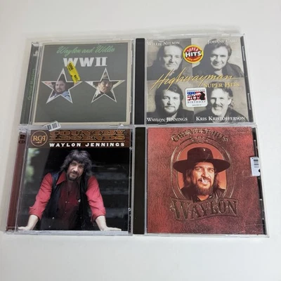 Waylon Jennings & Willie Nelson WW II Country Legends Highwayman Hits CD Lot 4 - Image 1 of 4