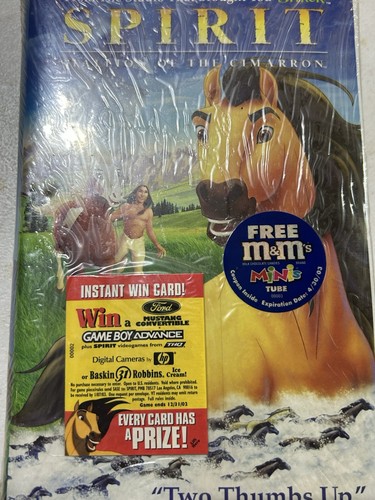 NEW Vintage Rare SEALED Spirit 2002 Stallion of the Cimarron VHS Cassette Tape - Picture 4 of 4