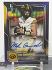 2025 Bowman Chrome University Football Purple Refractor Mark Gronowski #BCA-MG