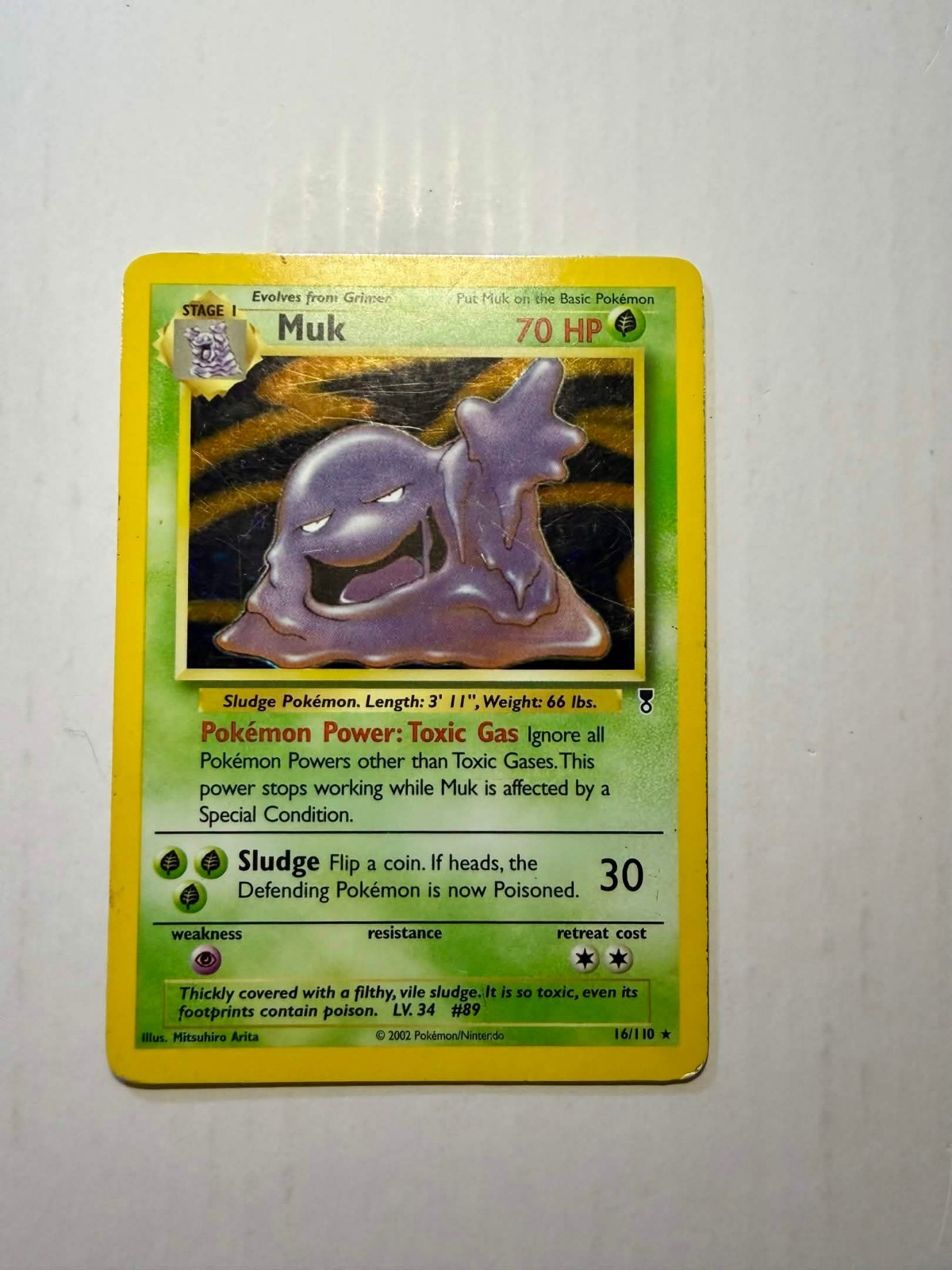 Muk 16/110 Pokemon - Holo Legendary Collection MP