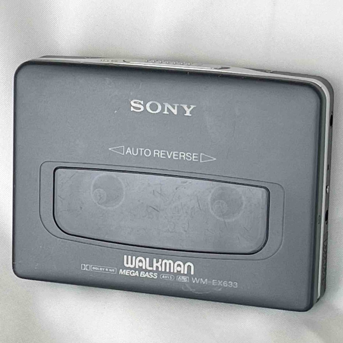 SONY WM-EX633 1996 Black Walkman Vintage Cassette Player Made in