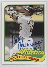 2015 Topps Archives Fan Favorites Auto Scott Hatteberg #FFA-SH Auto 0b2