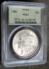 New Listing1902 MORGAN SILVER DOLLAR ~ PCGS MS64 ~OLD GREEN LABEL ~ A NICE COIN ~ POP 3,596