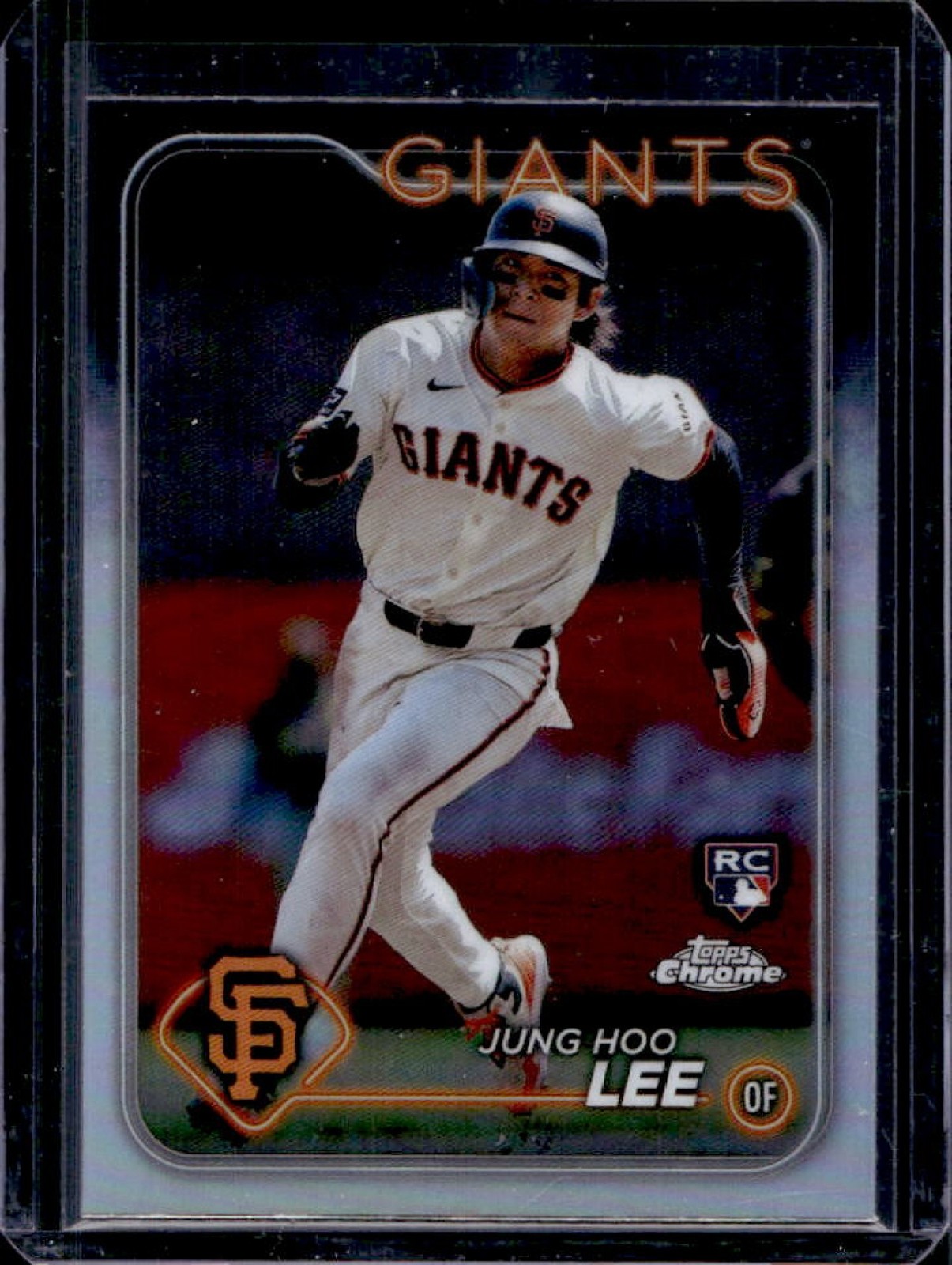 2024 Topps Chrome Jung Hoo Lee RC Refractor Rookie #201 Giants