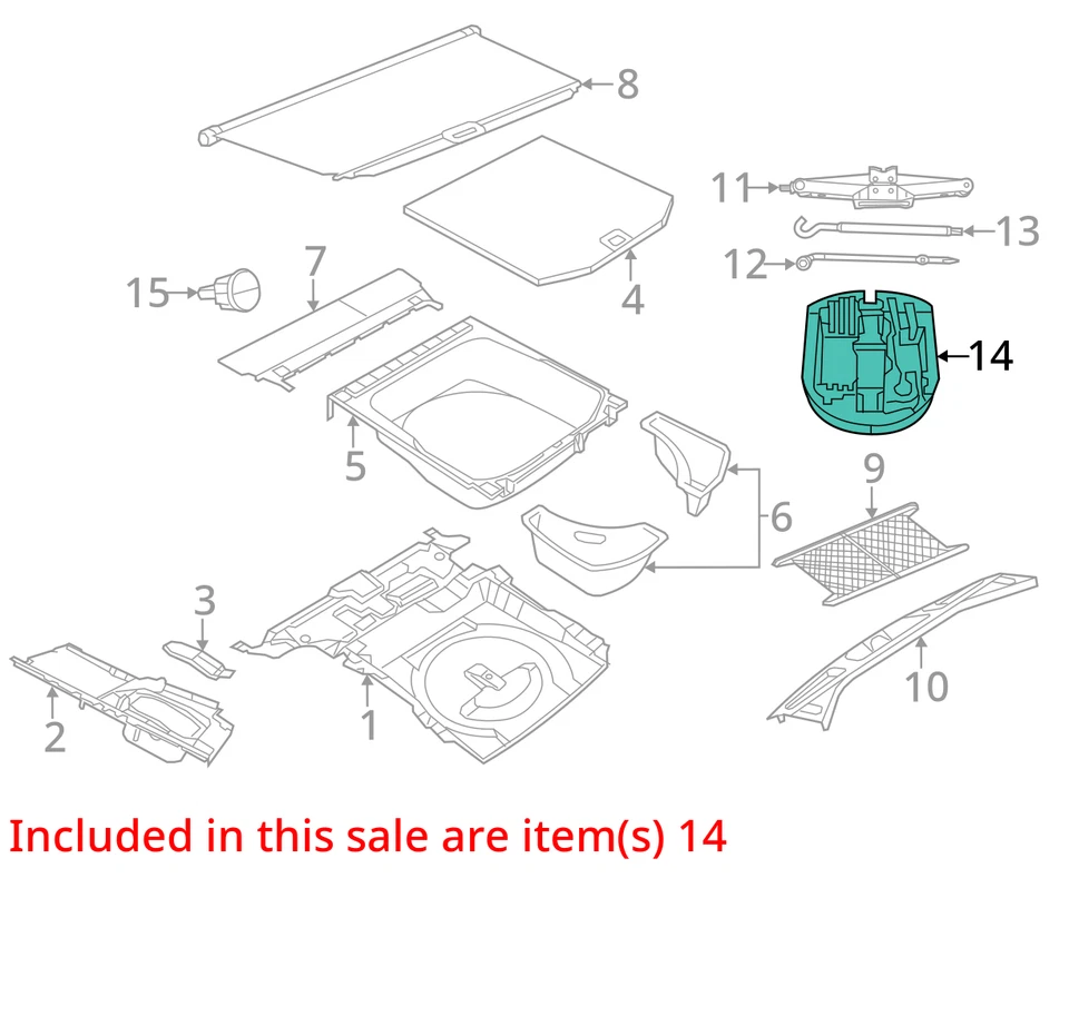 2012 Jeep Grand Cherokee Spare Scissor Car Jack V9JC1 - Image 3 of 4