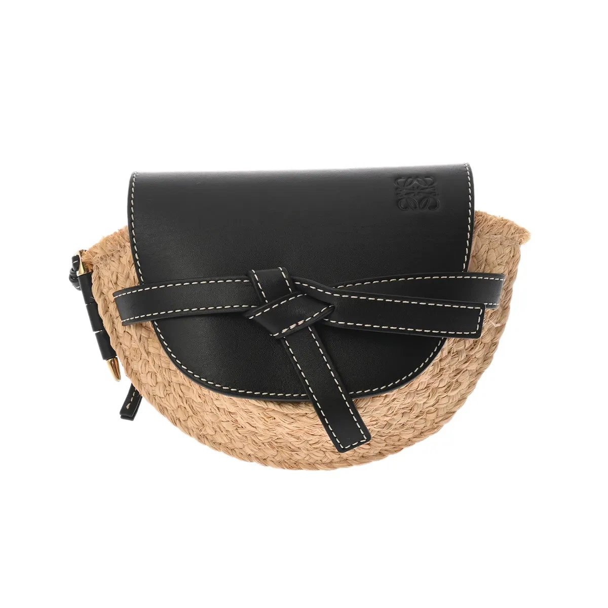 Loewe — Loewe Gate Bag Small 321.54.T20 Shoulder Bag Calfskin Black #WB3162