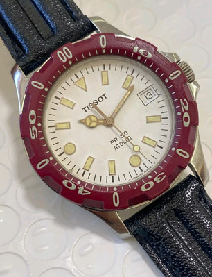 Tissot Diver Watch PR50 Atollo Quartz J185/285 White Sapphire