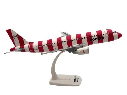 PPC Airbus A320 "FlyPink" pink stripes D-AICS 1:100 Modellflugzeug - Bild 2 von 3