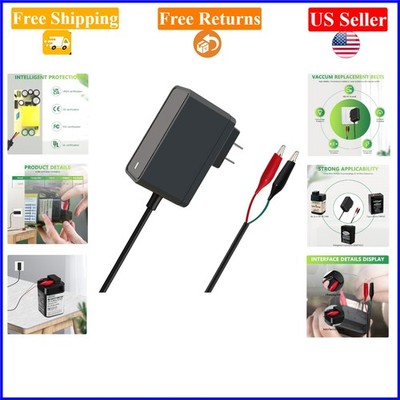 6V Battery Charger for Moultrie, Wildgame, Mighty Max, Deer Feeders, 1.25A