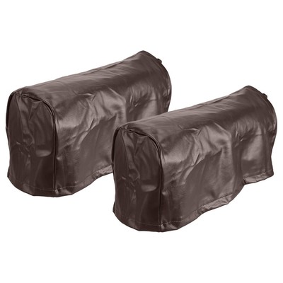 PU Leder Arm Stuhl Schutz Sofa Couch Armlehne Abdeckung Stretchy Slipcover de