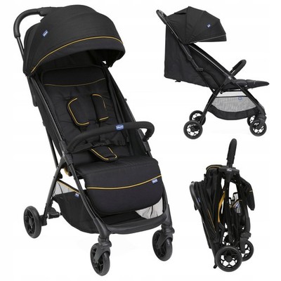CHICCO GLEE BUGGY BIS 22 KG LEICHT KOMPAKT SCHWARZ SPORTKINDERWAGEN
