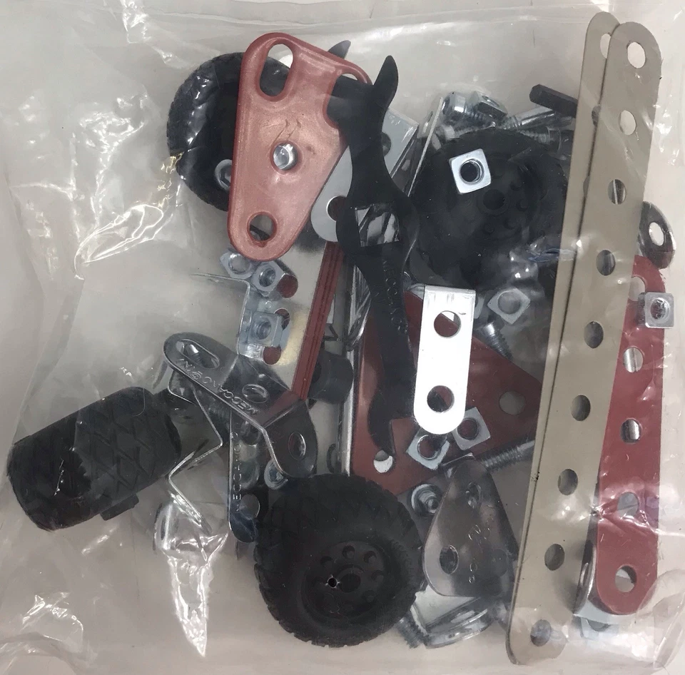 Erector Design Set (2 Models: Motorbike & ATV) Kit #842706E MECCANO *Read* - Image 4 of 4