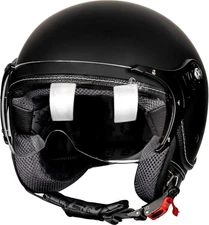 Yesmotor 3/4 Motorcycle Helmets Retro Open Face Vespa Scooters Helmet Small