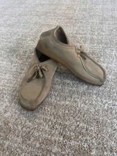 Clarks Originals Wallabee Shoes – Maple Suede – UK 7.5 – Classic Moccasin Shoe