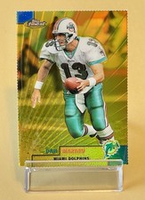 1999 TOPPS FINEST - DAN MARINO # 10 GOLD REFRACTOR - CARD # 054/100