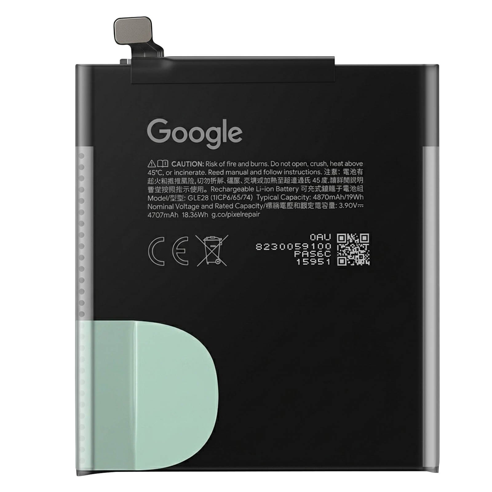 Batterie pour Google Pixel 10 Pro GLE28 de remplacement 4870mAh