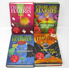 Lot 4 Charlaine Harris Dead Vampires Series Hardcovers DJ Gone Ever After Family