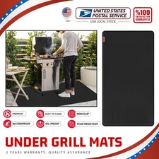 Under Grill Floor Mat 72"x40" Grill Mat for Deck Oil Separator Deck Protector US