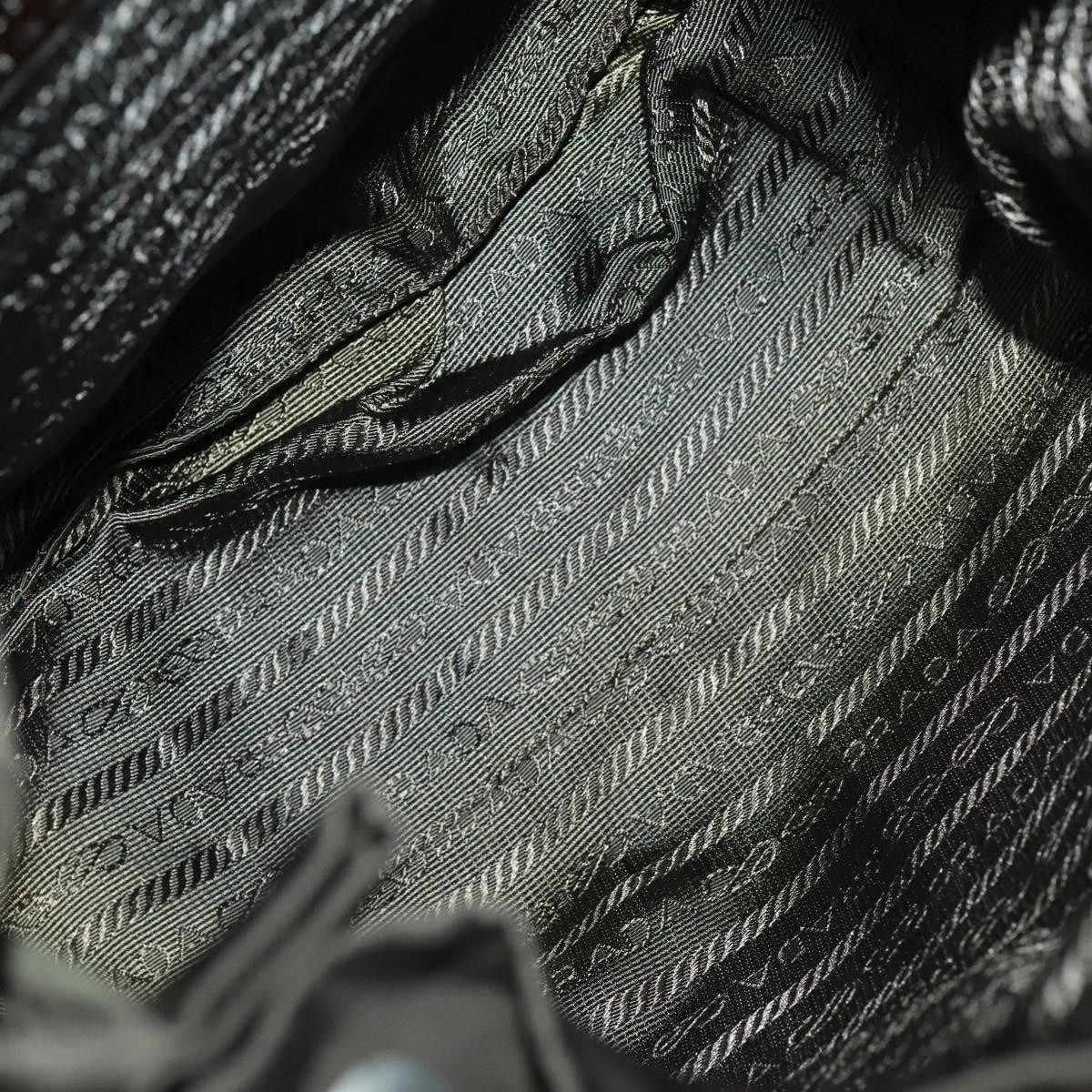 Prada Double Pocket Drawstring Backpack Nylon Wit… - image 21