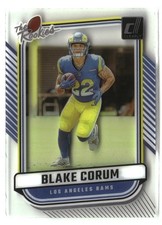 Blake Corum 2024 Clearly Donruss Clearly The Rookies #19