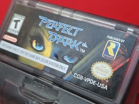 Perfect Dark Game Boy Color Nintendo GBC Shooter Authentic Saves Rumbles