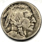 1919 P Buffalo Nickel Good 5 Cent US Coin - 1018