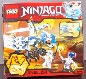 RARE LEGO 2260 NINJAGO  ICE DRAGON ATTACK FACTORY SEALED!!