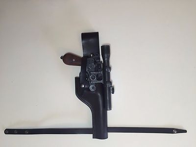 Star Wars Black DL-44 ANH Han Solo LEATHER HOLSTER