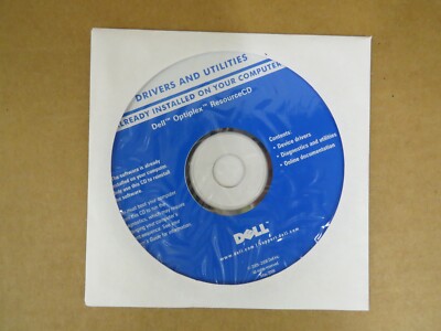 Dell Optiplex GX620 Drivers & Utilities Resource CD 0TC935 UC450 A08 NEW SEALED