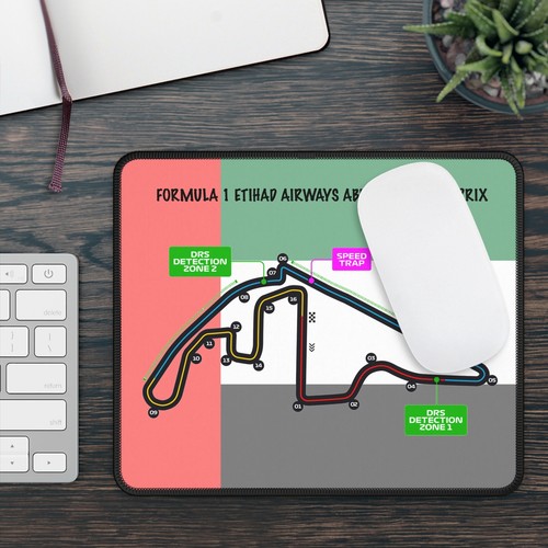 Formel 1 Gaming Mauspad mit dem Abu Dahbi Streckenlayout. - Bild 4 von 5